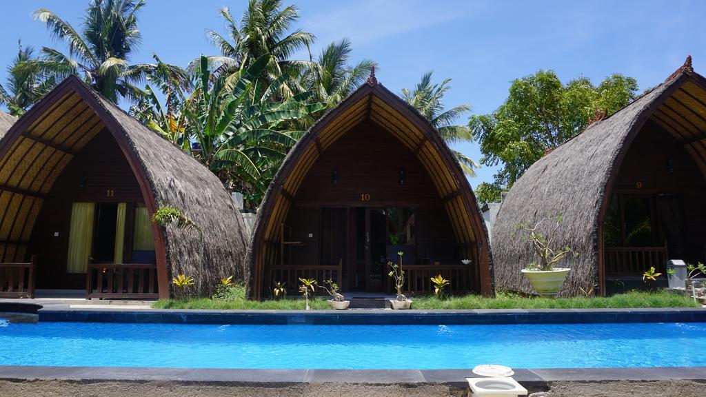Youpy Bungalows Gili Air Exterior foto