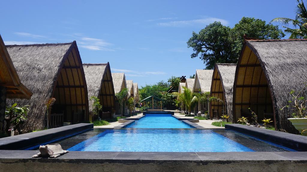 Youpy Bungalows Gili Air Exterior foto